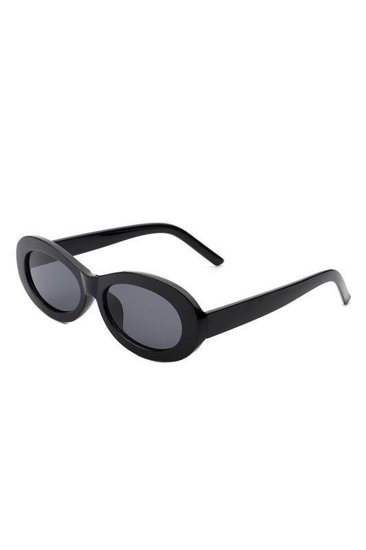 Oval Retro Narrow Small 90s Round Sunglasses