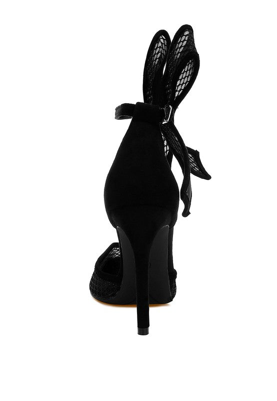 Regenta Big Bow Detail Stiletto Sandals